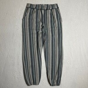 O'Neill Striped Beach Pants Women's Size Medium Casual Loungewear Elastic Waist